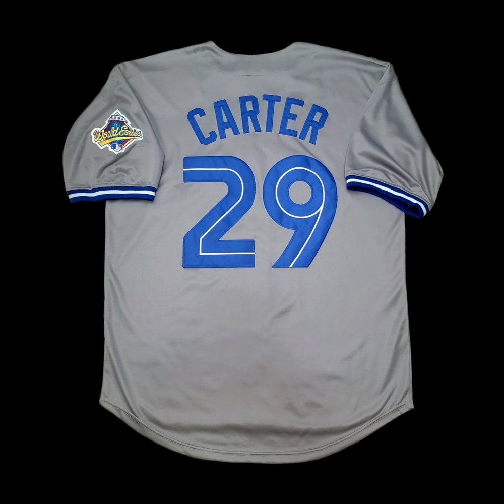🆕️Joe Carter Jersey Toronto Blue Jays 1992  World Series Throwback Stitched🎁